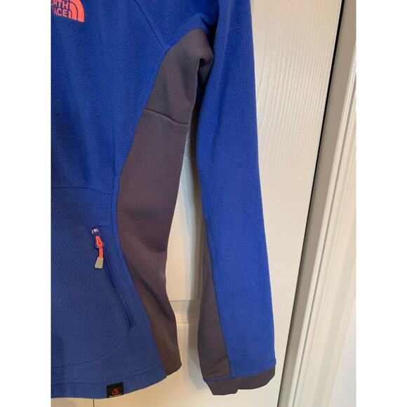 The North Face Full zip lightweight fleece blue and gray medium - Picture 6 of 9